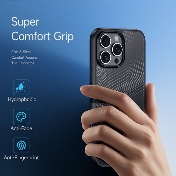 DUX DUCIS iPhone 16 Pro Kuori Aimo Series Musta