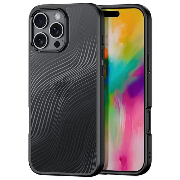 DUX DUCIS iPhone 16 Pro Max Kuori Aimo Series Musta