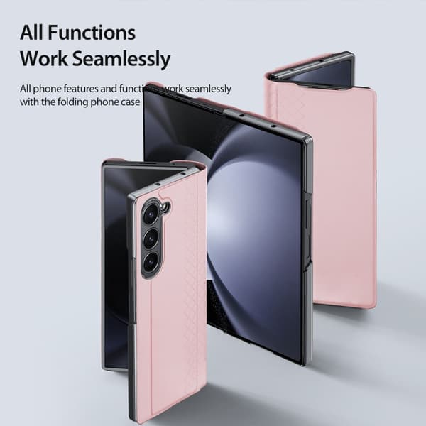 DUX DUCIS Samsung Galaxy Z Fold 6 Kotelo Bril Series Vaaleanpunainen