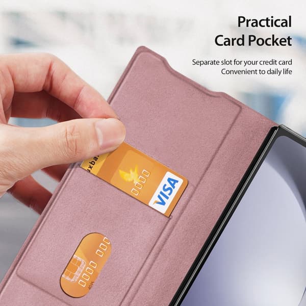 DUX DUCIS Samsung Galaxy Z Fold 6 Kotelo Bril Series Vaaleanpunainen