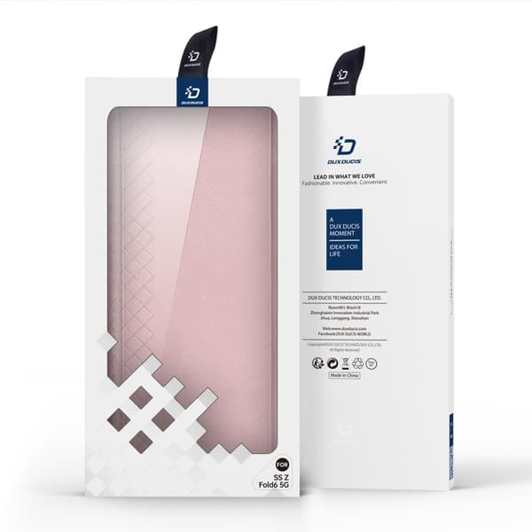 DUX DUCIS Samsung Galaxy Z Fold 6 Kotelo Bril Series Vaaleanpunainen