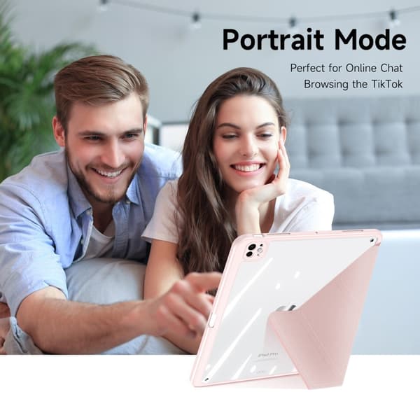 DUX DUCIS iPad Pro 11 (M4) Kotelo Magi Series Vaaleanpunainen