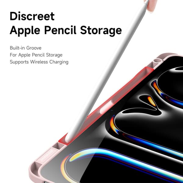 DUX DUCIS iPad Pro 11 (M4) Kotelo Magi Series Vaaleanpunainen