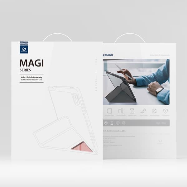 DUX DUCIS iPad Pro 11 (M4) Kotelo Magi Series Vaaleanpunainen