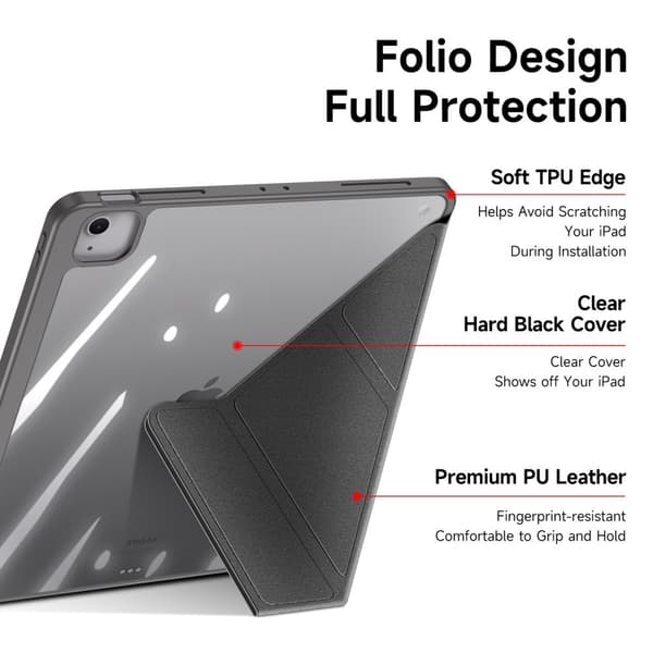DUX DUCIS iPad Air 13 (M2/M3) Fodral Magi Series Grå