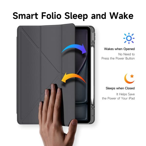 DUX DUCIS iPad Air 13 (M2/M3) Fodral Magi Series Grå