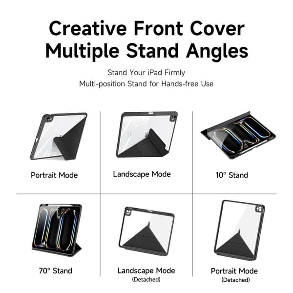 DUX DUCIS iPad Pro 13 (M4) Etui Magi Series Sort