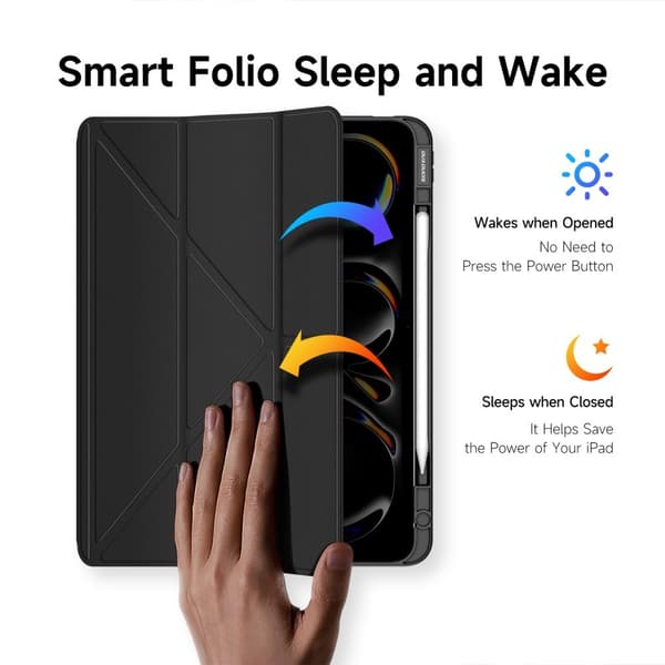 DUX DUCIS iPad Pro 13 (M4) Etui Magi Series Sort