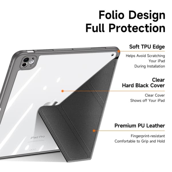 DUX DUCIS iPad Pro 13 (M4) Fodral Magi Series Grå