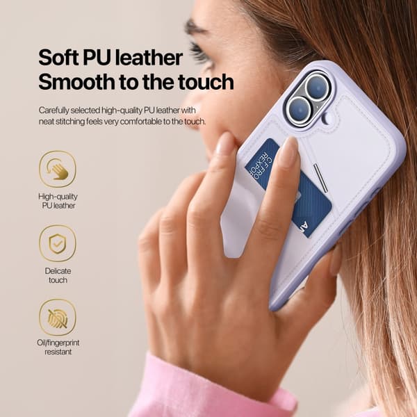 DUX DUCIS iPhone 16 Cover Rafi II Series MagSafe Lilla
