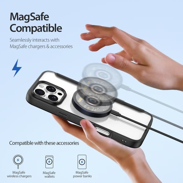 DUX DUCIS iPhone 16 Pro Kotelo Skin X Pro Series MagSafe Musta