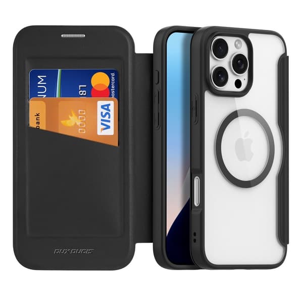 DUX DUCIS iPhone 16 Pro Kotelo Skin X Pro Series MagSafe Musta
