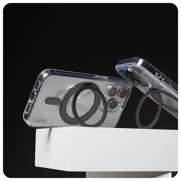 CARE by PanzerGlass iPhone 16 Pro Max Kuori Kickstand MagSafe Musta