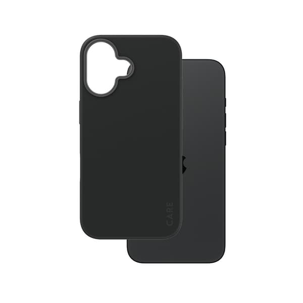 CARE by PanzerGlass iPhone 16 Kuori Fashionable MagSafe Musta