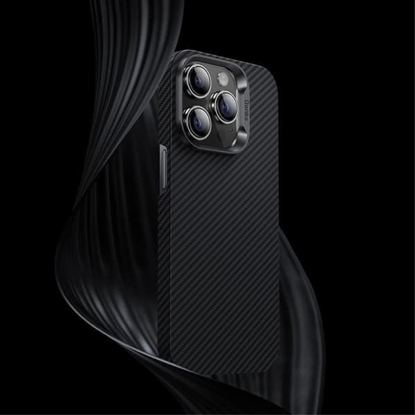 Benks iPhone 14 Pro Kuori Kevlar MagSafe Musta