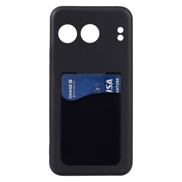 Silikone cover med kortholder OnePlus Nord 4 - Sort