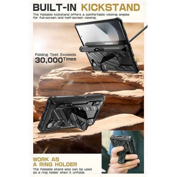 SUPCASE UB Pro deksel Samsung Galaxy Z Fold 6 - Svart