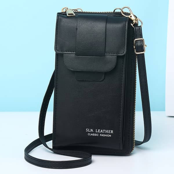 INF PU-nahkainen crossbody-puhelinlaukku säädettävällä hihnalla