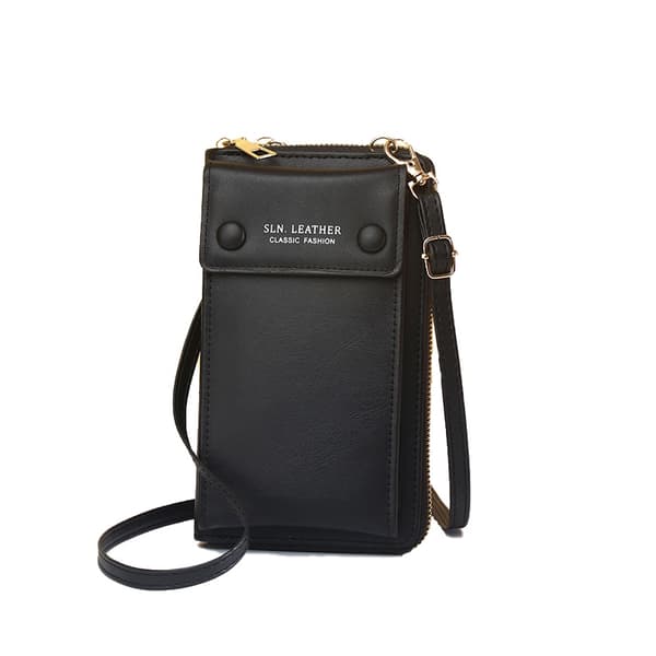 INF Snygg PU-läder Crossbody-telefonväska