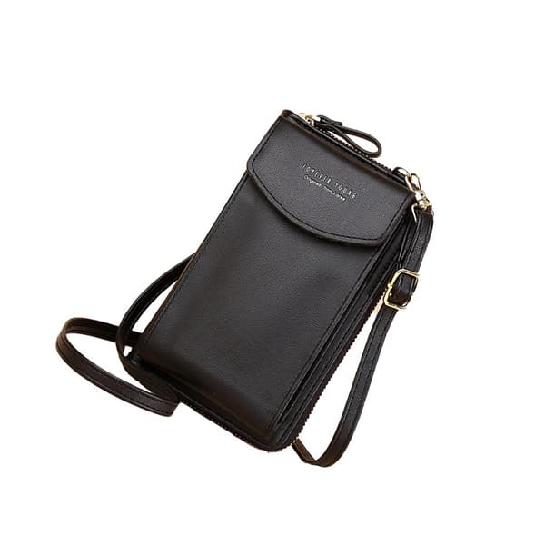 INF Telefonveske i PU-skinn - stilig og romslig crossbody-lommebok