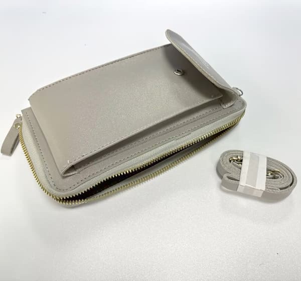 INF Crossbody-telefontaske i PU-læder