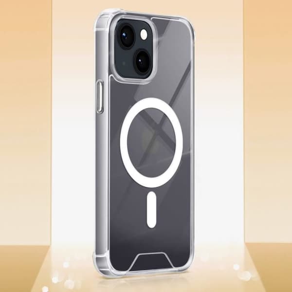 Magsafe Fodral för iPhone 12 - AVIZAR - Silikongel - Transparenta stötsäkra förstärkta hörn