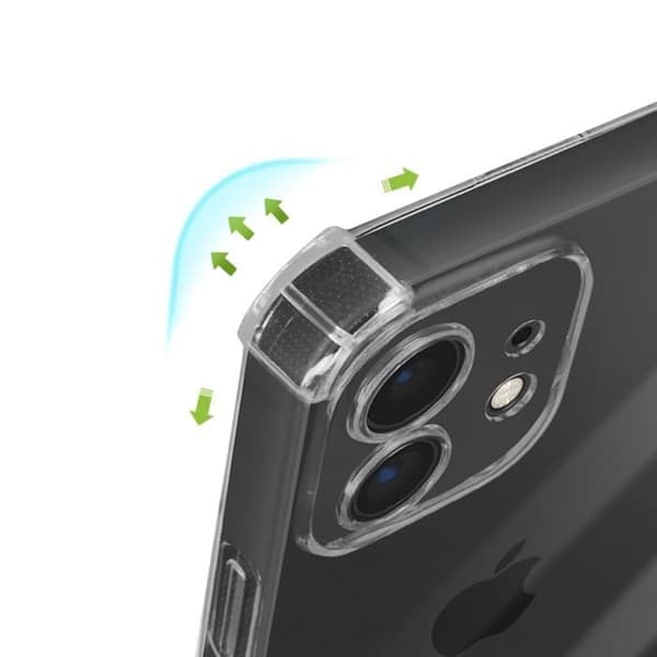 Skal till iPhone 11 - AVIZAR - Genomskinlig - Förstärkta hörn - Stötsäker