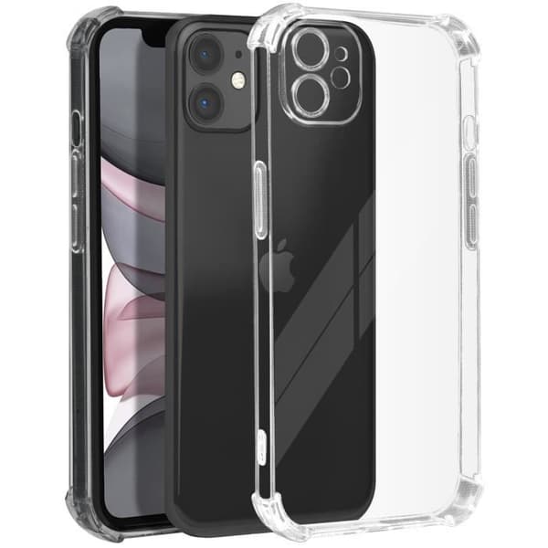 Skal till iPhone 11 - AVIZAR - Genomskinlig - Förstärkta hörn - Stötsäker