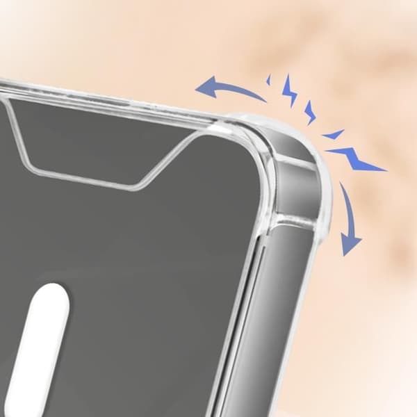 Magsafe Fodral för iPhone 12 Pro - AVIZAR - Silikongel - Transparenta stötsäkra förstärkta hörn