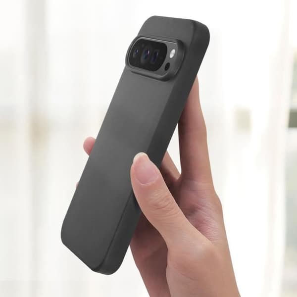 Fodral för Google Pixel 9 och Google Pixel 9 Pro Soft Matte Soft Touch Black