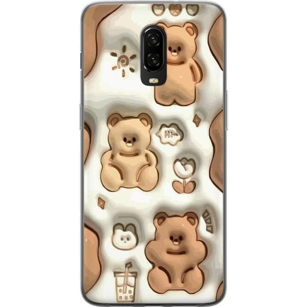 OnePlus 6T Genomskinligt Skal Bubbliga Björnar