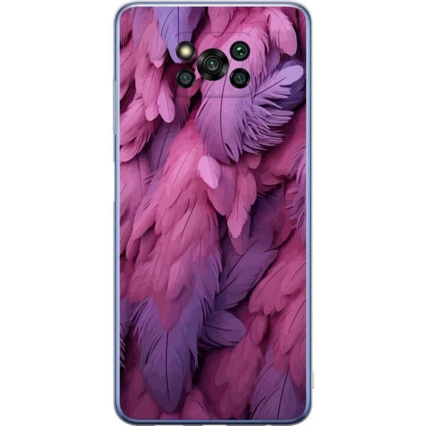 Xiaomi Poco X3 Pro Gennemsigtig cover Fjer