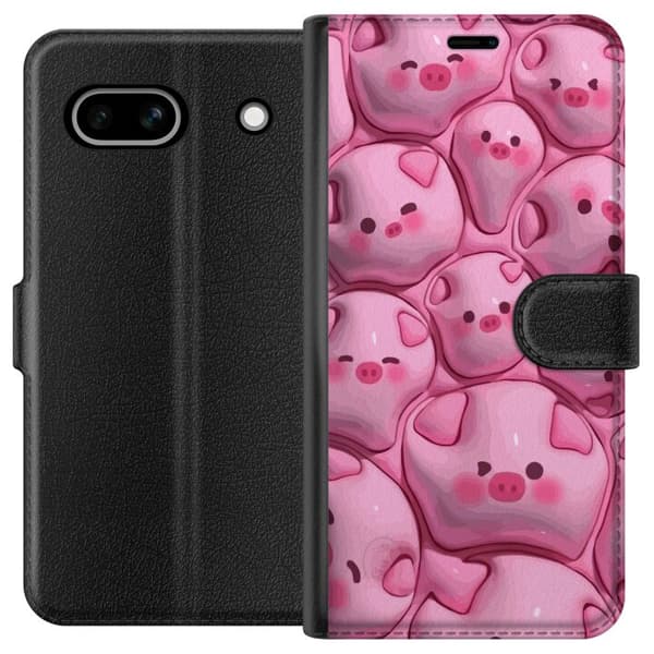 Google Pixel 7a Lommeboketui Boblende Griser