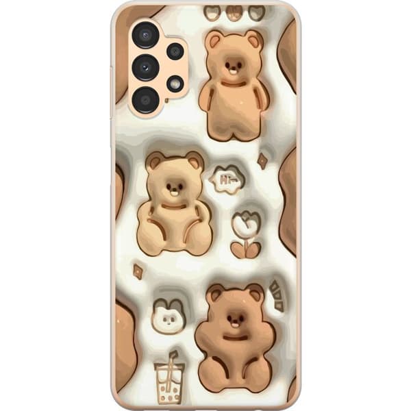 Samsung Galaxy A13 Gennemsigtig cover Boblende Bjørne
