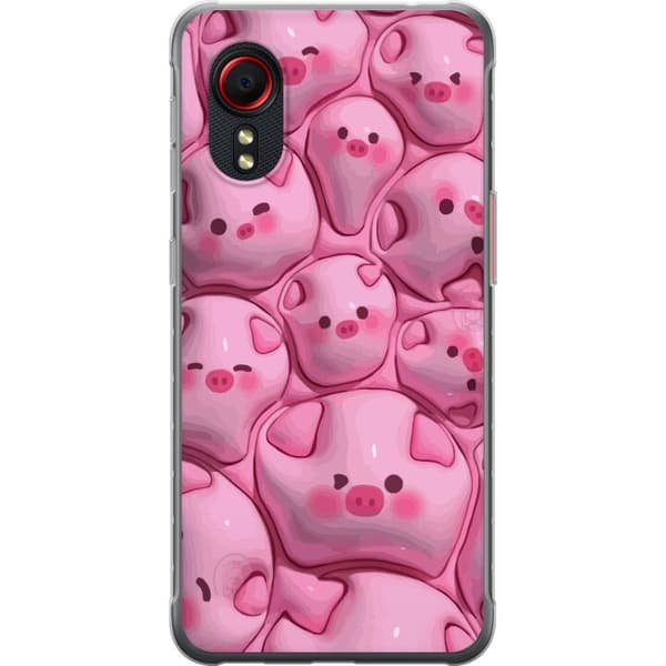 Samsung Galaxy Xcover 5 Läpinäkyvä kuori Puhuvia Sikoja