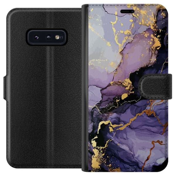 Samsung Galaxy S10e Lompakkokotelo Purppuranhohtoinen Marmori