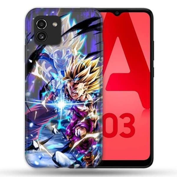 Fodral till Samsung Galaxy A03 Manga Dragon Ball Sangohan Duo en storlek