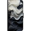 Miniatyrbillede 3 af 3: Sony Xperia 5 II Tegnebogsetui Silke Sort/Hvid