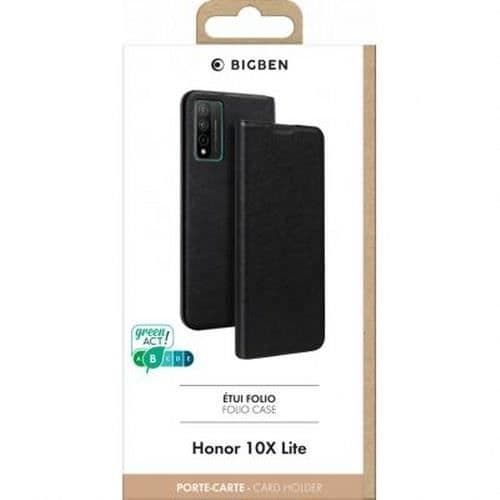 Fodral för Honor 10X Lite Folio med korthållare och videostöd BigBen Connected Black