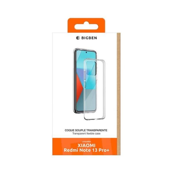 Fodral - BIGBEN CONNECTED - Xiaomi Redmi Note 13 Pro Plus - Mjuk - Ultratunn - Transparent