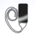 Miniatyrbild 1 av 4: Genomskinligt fodral för Iphone 14 Plus (6,7) med axelband / telefonsladd Randig sladd One Size