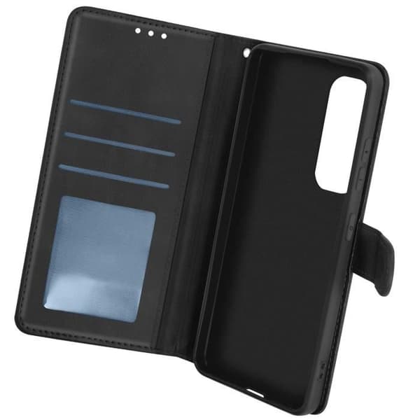 Fodral till Samsung Galaxy S24 FE Handledsrem Flip Stand Plånbok Svart