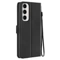Miniatyrbild 1 av 4: Fodral till Samsung Galaxy S24 FE Handledsrem Flip Stand Plånbok Svart