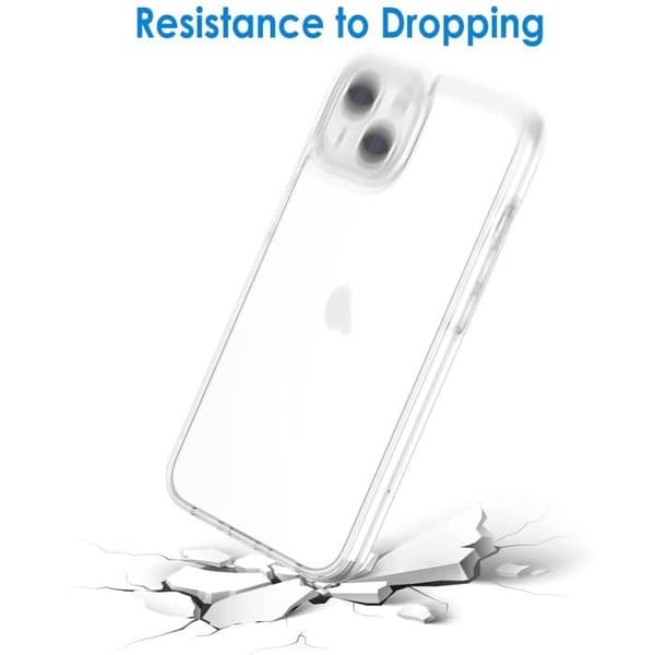 Fodral för iPhone 13 6,1 tum, TPU Stötsäkert Klart Skyddsfodral Skydd Anti-Scratch Anti-Gulning (HD Clear)