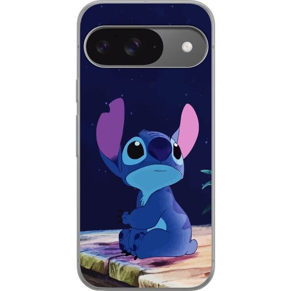 Google Pixel 9 Genomskinligt Skal Stitch Stjärnor