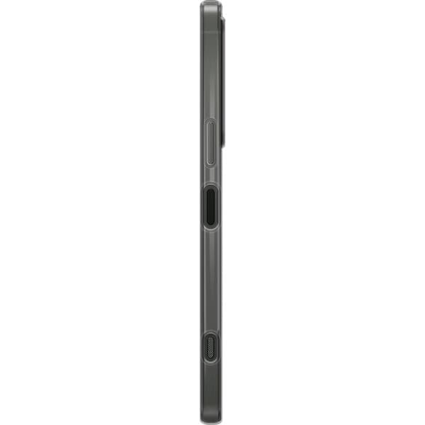 Sony Xperia 1 V Gennemsigtig cover Enhjørning Regnbue