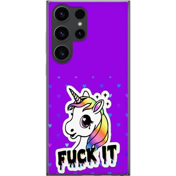 Samsung Galaxy S24 Ultra Gjennomsiktig deksel Einhorn