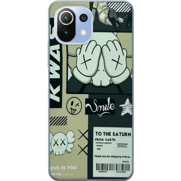 Xiaomi 11 Lite 5G NE Gennemsigtig cover Smile XXX