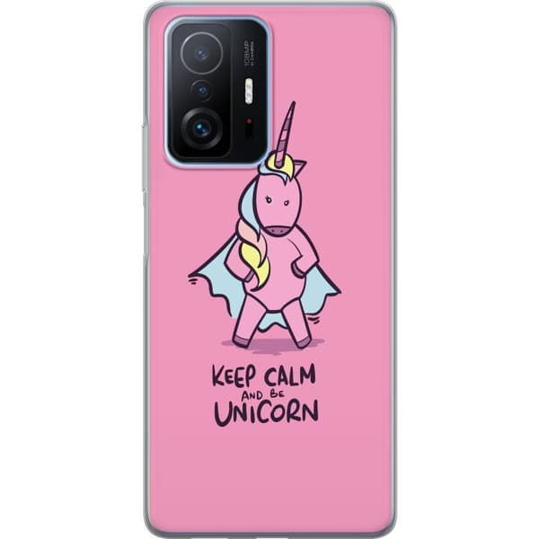 Xiaomi 11T Pro Läpinäkyvä kuori Pysy Rauhassa Yksisarvinen