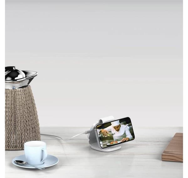 Tech-Protect trådløs lader A32 3in1 Magnetic MagSafe QI15W, grå